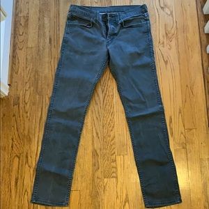 Mens Levi’s 511 Slim 34x34 Gray/Black